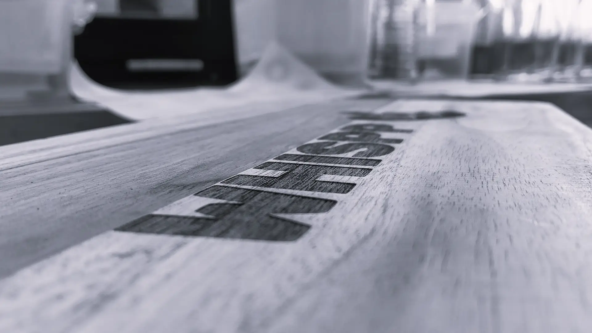 A beautiful laser engraving for Whispp