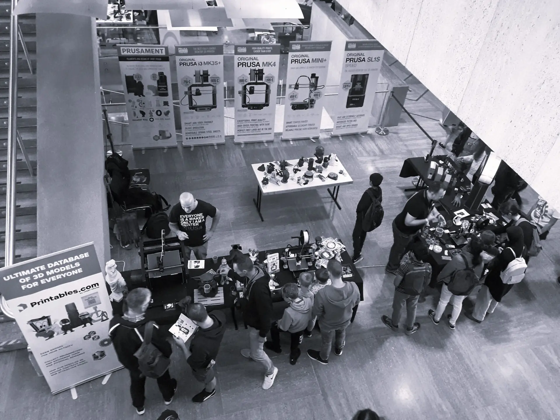 Bart supporting Prusa Research during MakerDays Eindhoven 2024